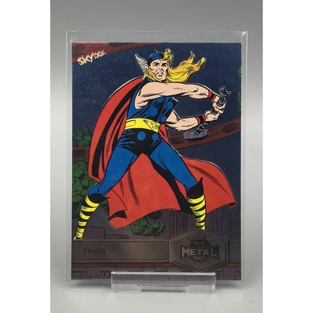 2021 Skybox Marvel Spider-Man Metal‎ Universe Thor No. 189